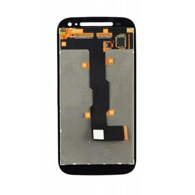Lcd With Touch Screen For Motorola Moto E Dual Sim 2nd Gen Black By - Maxbhi Com