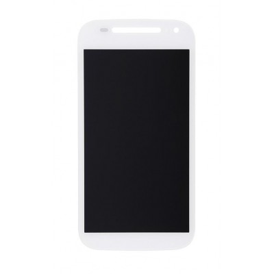 Lcd With Touch Screen For Motorola Moto E Dual Sim 2nd Gen White By - Maxbhi Com