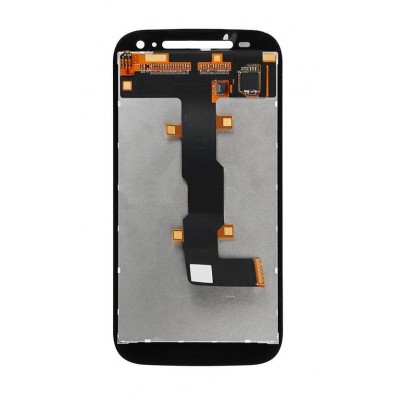 Lcd With Touch Screen For Motorola Moto E Dual Sim 2nd Gen White By - Maxbhi Com