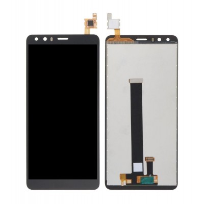 Lcd With Touch Screen For Nokia C1 2nd Edition White By - Maxbhi Com
