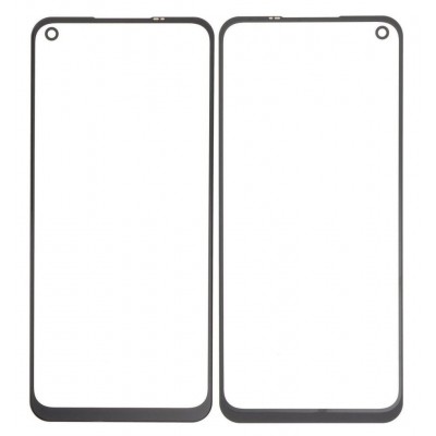Replacement Front Glass For Oppo A93 5g Black By - Maxbhi Com