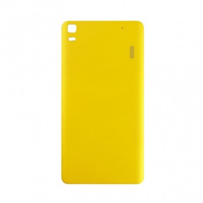Back Panel Cover For Lenovo A7000 Plus Yellow - Maxbhi Com