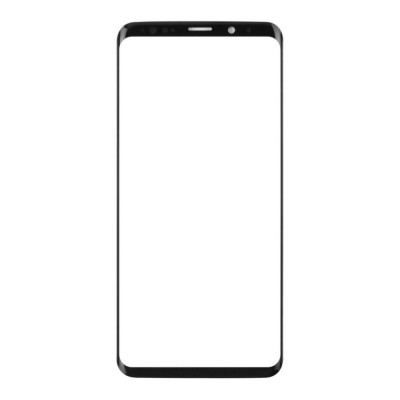Replacement Front Glass For Samsung Galaxy S9 Plus Black By - Maxbhi Com