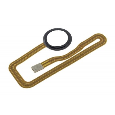 Fingerprint Sensor Flex Cable For Bq Aquaris X2 Pro White By - Maxbhi Com