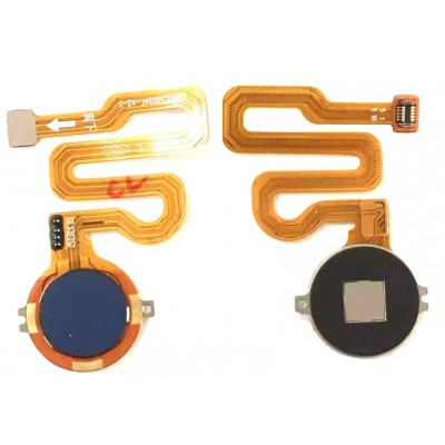 Fingerprint Sensor Flex Cable For Honor V9 Play Blue By - Maxbhi Com