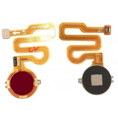 Fingerprint Sensor Flex Cable For Honor V9 Play Red By - Maxbhi Com