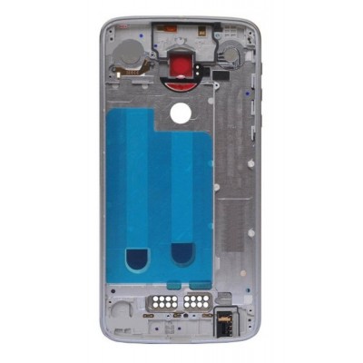 Lcd Frame Middle Chassis For Moto Z Play 64gb White By - Maxbhi Com