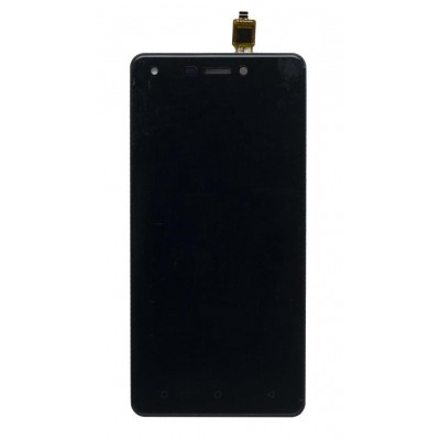 Lcd With Touch Screen For Intex Indie 5 Black By - Maxbhi Com