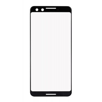 Replacement Front Glass For Google Pixel 3 Black By - Maxbhi Com