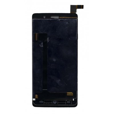 Lcd With Touch Screen For Lyf Water 5 Black By - Maxbhi Com