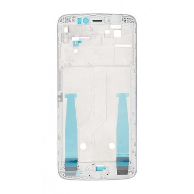 Lcd Frame Middle Chassis For Motorola Moto E4 Plus Black By - Maxbhi Com