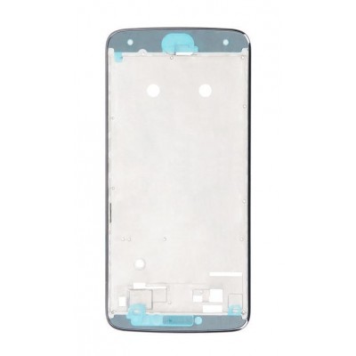 Lcd Frame Middle Chassis For Motorola Moto E4 Plus Usa Black By - Maxbhi Com