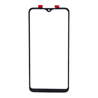 Replacement Front Glass For Motorola One Macro Black By - Maxbhi Com