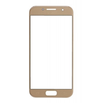 Replacement Front Glass For Samsung Galaxy A3 2017 Gold By - Maxbhi Com