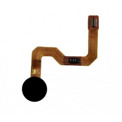Fingerprint Sensor Flex Cable For Meizu 15 Black By - Maxbhi Com