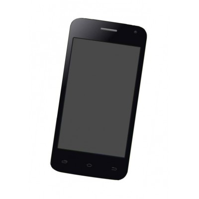 Lcd Frame Middle Chassis For Spice Mi401 White By - Maxbhi Com