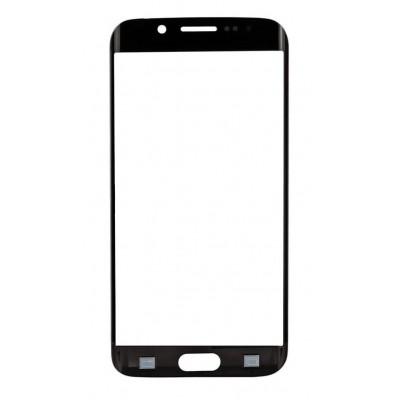 Replacement Front Glass For Samsung Galaxy S6 Edge 128gb Black By - Maxbhi Com