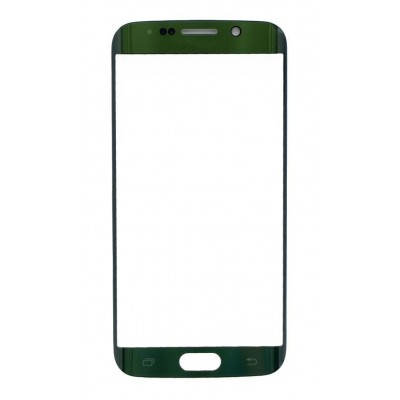 Replacement Front Glass For Samsung Galaxy S6 Edge Cdma Green By - Maxbhi Com