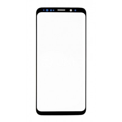 Replacement Front Glass For Samsung Galaxy S9 Black By - Maxbhi Com