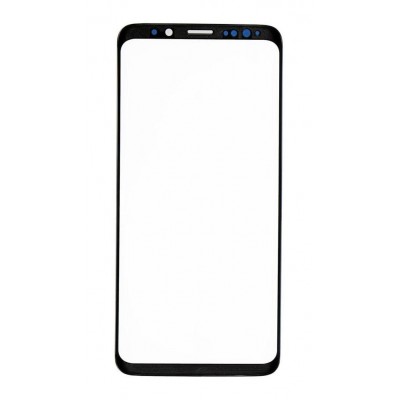 Replacement Front Glass For Samsung Galaxy S9 Black By - Maxbhi Com