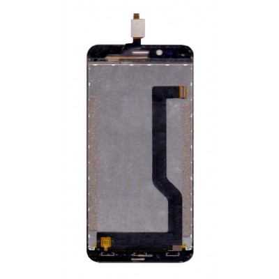 Lcd With Touch Screen For Intex Aqua Trend White By - Maxbhi Com