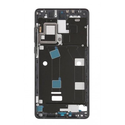 Lcd Frame Middle Chassis For Xiaomi Mi Mix Evo Black By - Maxbhi Com