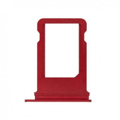 Sim Card Holder Tray For Apple Iphone 8 Plus Red - Maxbhi Com