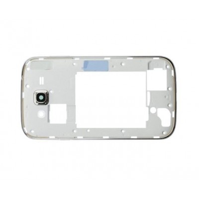 Lcd Frame Middle Chassis For Samsung Galaxy Grand Neo I9062 White By - Maxbhi Com