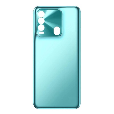 Back Panel Cover For Tecno Spark 8 Cyan - Maxbhi Com