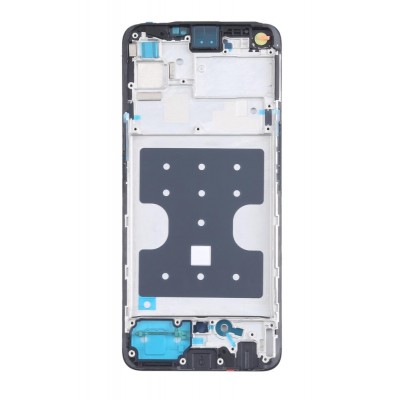 Lcd Frame Middle Chassis For Realme 7 Pro Black By - Maxbhi Com