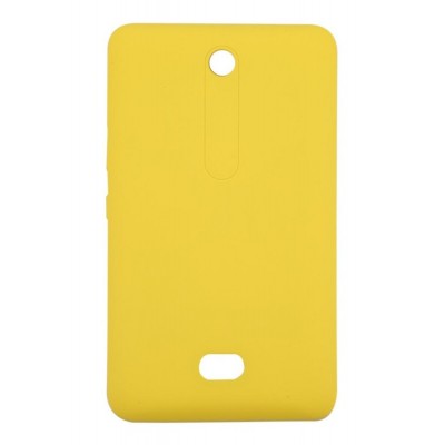 Back Panel Cover For Nokia Asha 501 Yellow - Maxbhi Com
