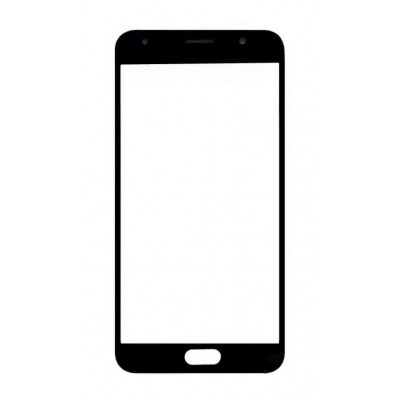 Replacement Front Glass For Samsung Galaxy J7 Duo Black By - Maxbhi Com