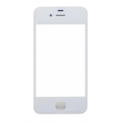 Replacement Front Glass For Apple Iphone 4s White By - Maxbhi Com