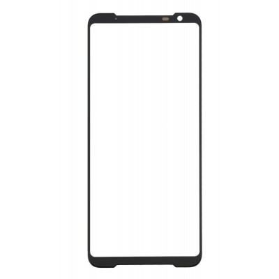 Replacement Front Glass For Asus Rog Phone 3 Strix Black By - Maxbhi Com