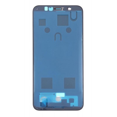 Lcd Frame Middle Chassis For Huawei Y6 Prime 2018 Black By - Maxbhi Com