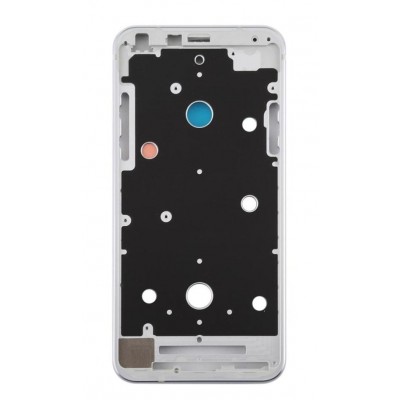Lcd Frame Middle Chassis For Lg Q7 White By - Maxbhi Com