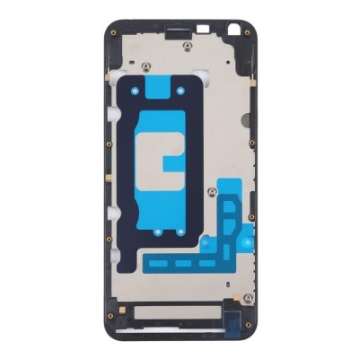 Lcd Frame Middle Chassis For Lg Q6 Black By - Maxbhi Com