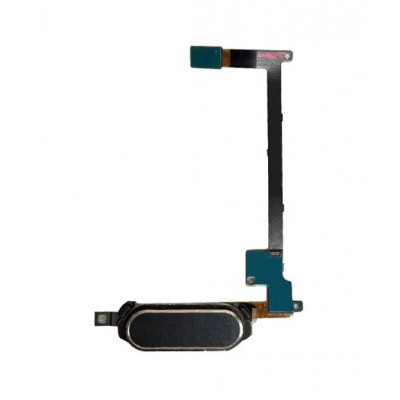 Fingerprint Sensor Flex Cable For Samsung Galaxy Note 4 Duos Smn9100 Black By - Maxbhi Com