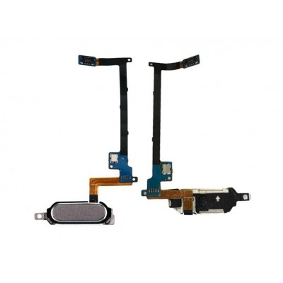 Fingerprint Sensor Flex Cable For Samsung Galaxy Note 4 Duos Smn9100 Gold By - Maxbhi Com