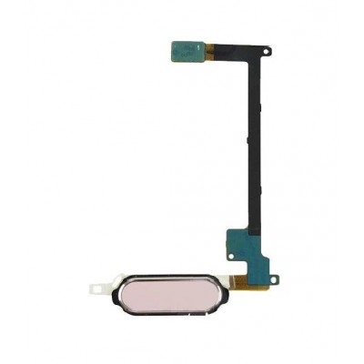 Fingerprint Sensor Flex Cable For Samsung Galaxy Note 4 Duos Smn9100 Pink By - Maxbhi Com