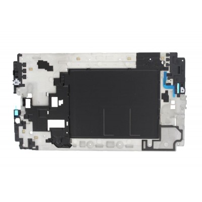 Lcd Frame Middle Chassis For Samsung Galaxy Tab Active Lte Black By - Maxbhi Com