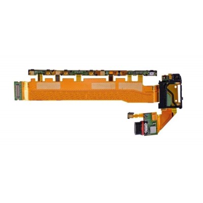 Power Button Flex Cable For Sony Xperia Z3 Plus Dual On Off Flex Pcb By - Maxbhi Com