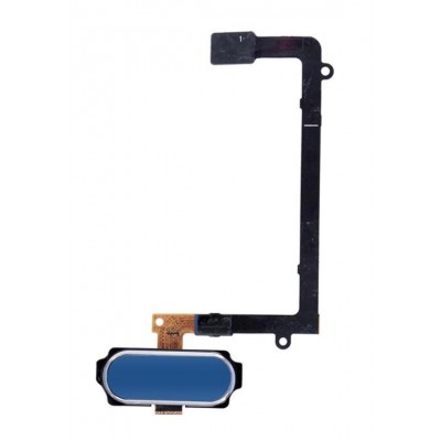 Fingerprint Sensor Flex Cable For Samsung Galaxy S6 Duos Blue By - Maxbhi Com