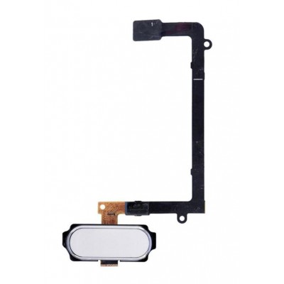 Fingerprint Sensor Flex Cable For Samsung Galaxy S6 Duos White By - Maxbhi Com