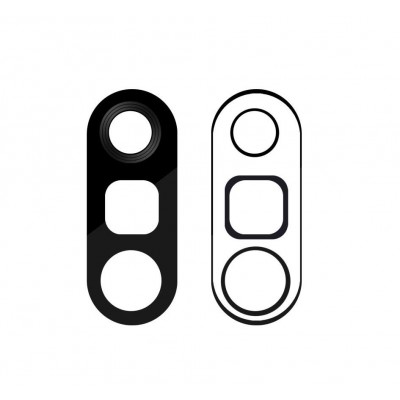 Camera Lens For Lg Q8 Black By - Maxbhi Com