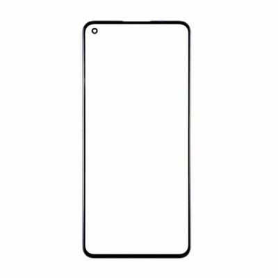 Replacement Front Glass For Oneplus 9r Black By - Maxbhi Com