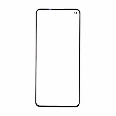 Replacement Front Glass For Oneplus 9r Black By - Maxbhi Com