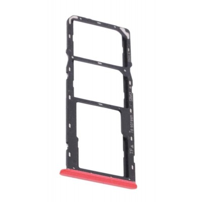 Sim Card Holder Tray For Realme C12 Red - Maxbhi Com