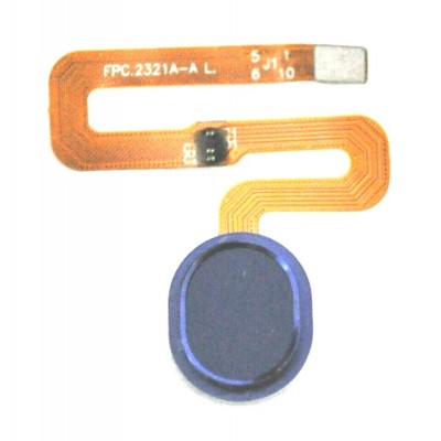 Fingerprint Sensor Flex Cable For Blu G60 Blue By - Maxbhi Com