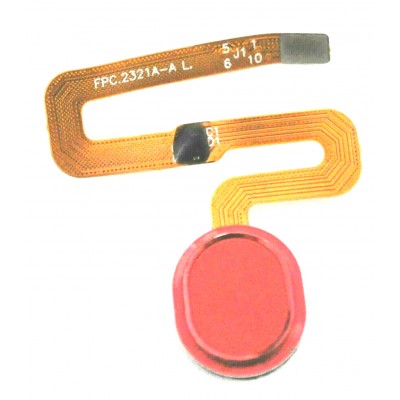 Fingerprint Sensor Flex Cable For Blu G60 Red By - Maxbhi Com